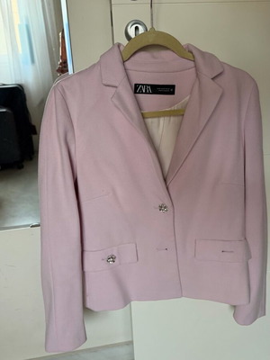 Zara blazer pink size M like new