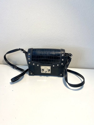 Zara black crossbody bag, shoulder wear