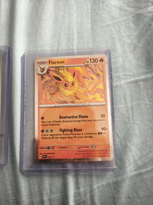 Κάρτες Vaporeon, Flareon και Jolteon holo σαν καινούργιες