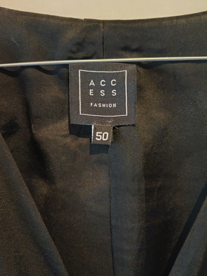 Access Fashion black satin crepe jumpsuit, size L-XL