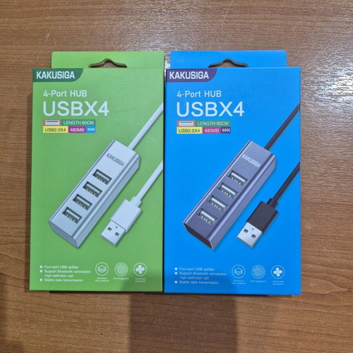 USBX4 4-port hub new, gray available