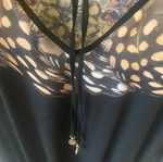 Relish long top new with elastic hem and deep back