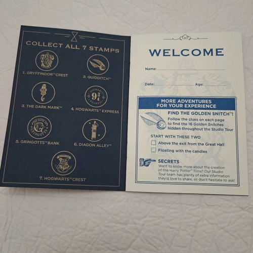 Harry Potter Passport new from Warner Bros studios England