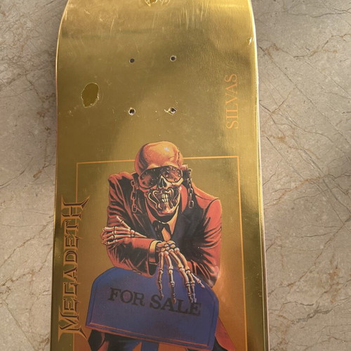 Skateboard deck Primitive Megadeth Silvas new