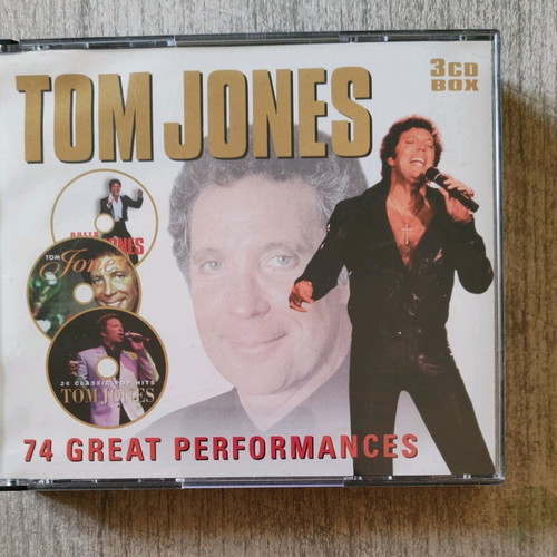 Tom Jones 3 CD box used in good condition