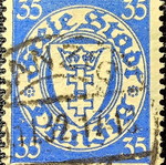 Danzig 1924 stamp used