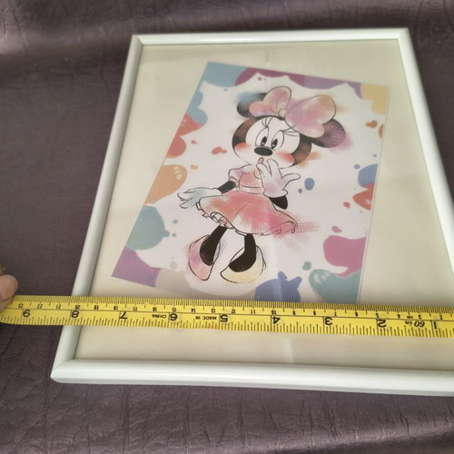 Set of 2 Mickey & Minnie Mouse decorative frames