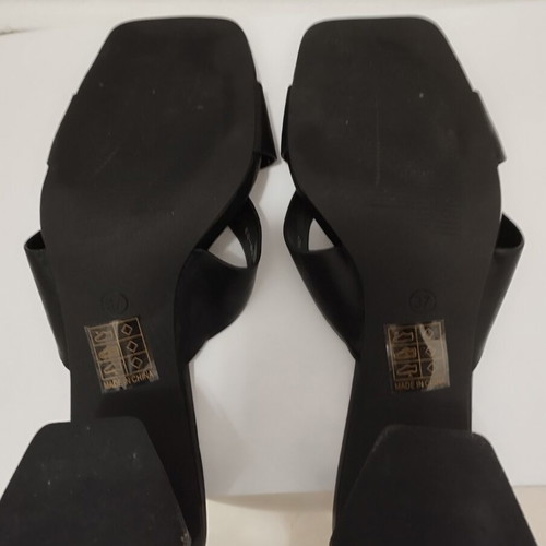Women's black mule shoes new, size 37