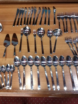 Nirosta Edelstahl cutlery set 70 pieces like new stainless steel