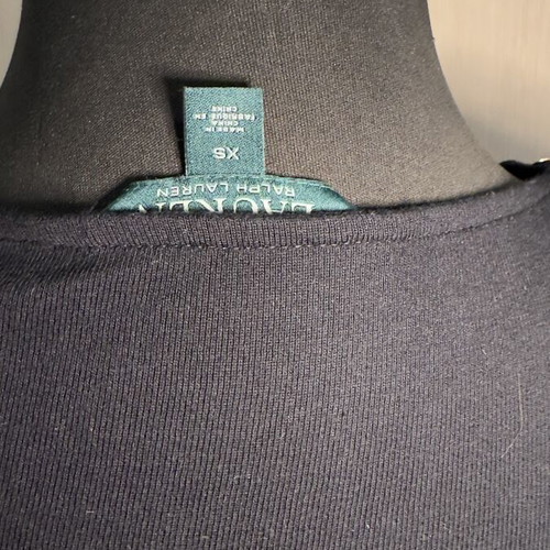 Ralph Lauren blouse XS like new, black multicolor