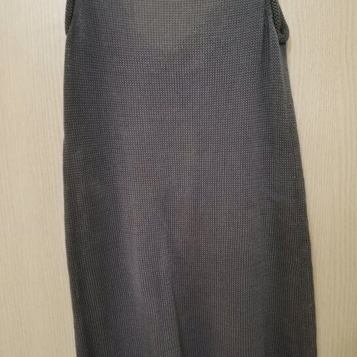 Mini dress like new with draped silver detail, size S