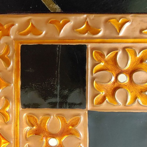 Handmade copper chessboard surface like new