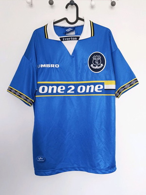 Φανέλα Everton FC εντός έδρας 1997-99 μεταχειρισμένη, Umbro