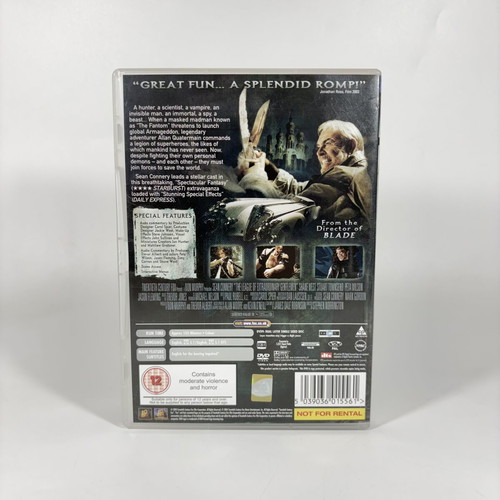The League of Extraordinary Gentlemen DVD like new with English subtitles