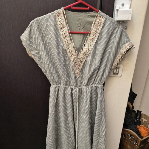 Shein summer dress like new, green, size S