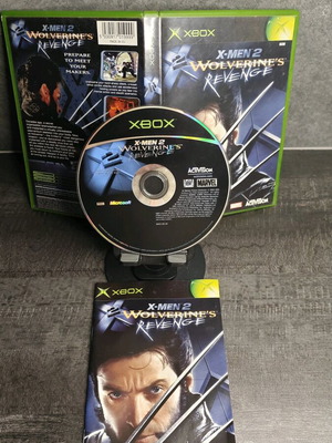 X MEN 2 Wolverine's Revenge Xbox Original used, complete