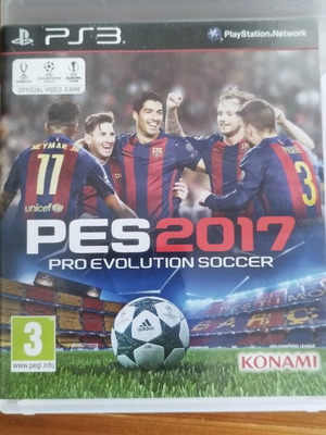 PES 2017 PS3 Greek Edition like new