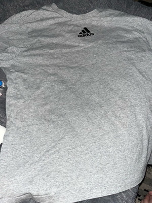 Adidas men's short-sleeve shirt used, gray, size M
