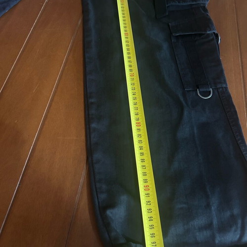 Unisex cargo pants black size Medium-Large like new