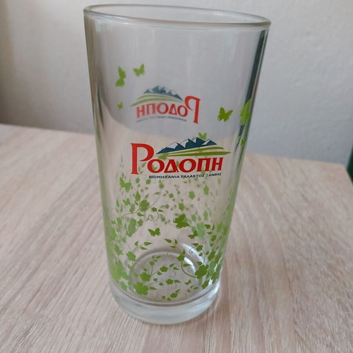 Retro collectible glasses Rodopi & Frulite used, set of 2