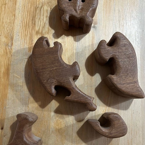 Wooden owl like new, handmade wooden puzzle