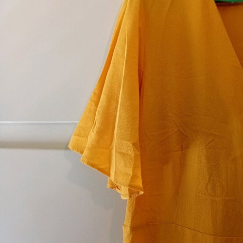 Primark midi mustard dress used, size L