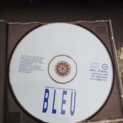 Juliette Binoche Trois Couleurs Bleu CD used, soundtrack