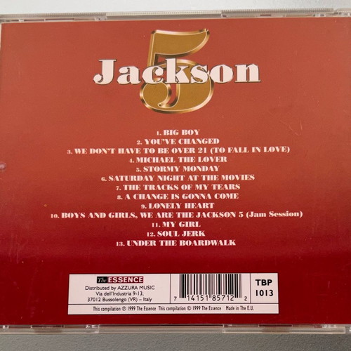 Jackson 5 Jam Session CD used, R&B / Soul