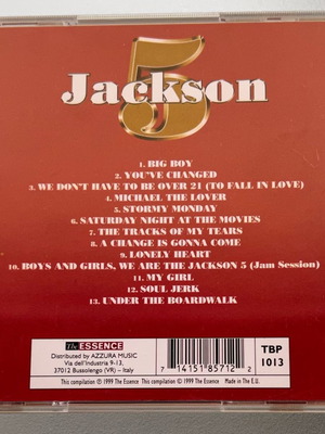Jackson 5 Jam Session CD used, R&B / Soul