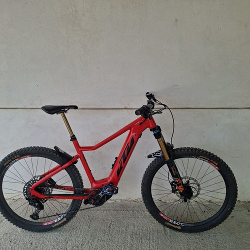KTM Macina 291 Mountain Bike used, 27 inch, disc brakes, red