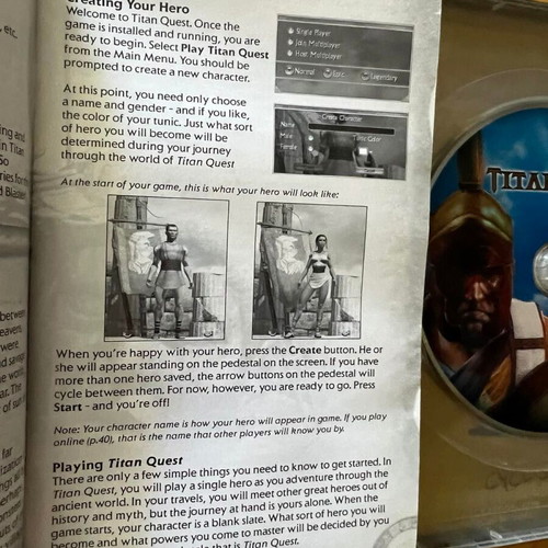 Titan Quest Limited Edition Steelbook PC game used