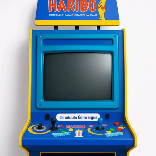 Retro arcade machine used with 1,500 games