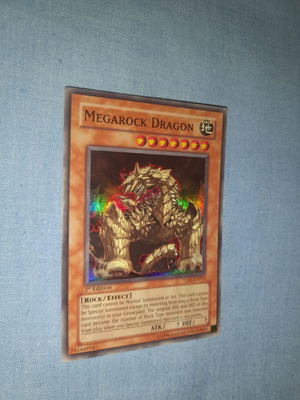 Yu Gi Oh Megarock Dragon κάρτα καινούργια, Super Rare