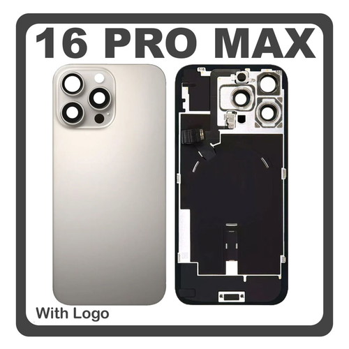 Apple iPhone 16 Pro Max Rear Battery Cover New Gray