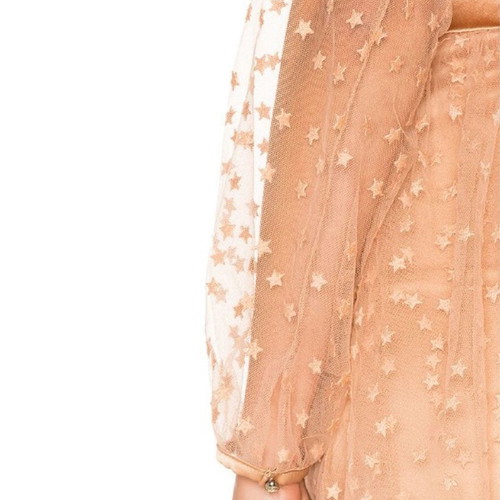 Zini boutique midi dress beige new with open back
