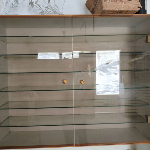 Professional Shelf Display 100x195 cm used, wooden with drawers