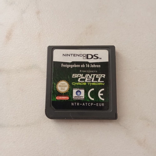 Nintendo DS game Splinter Cell Chaos Theory used, 2000s