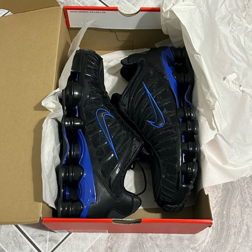 Nike Shox TL new, size 46, black and blue