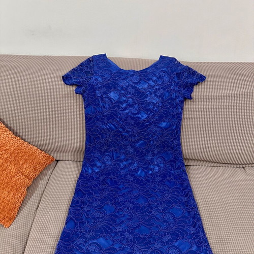 Blue lace dress Assy Fashion like new, evening size 58