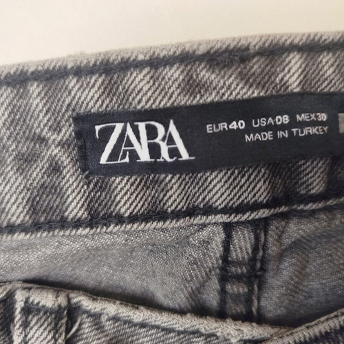 Acne Studios gray jeans like new with silver trim and frayed hem