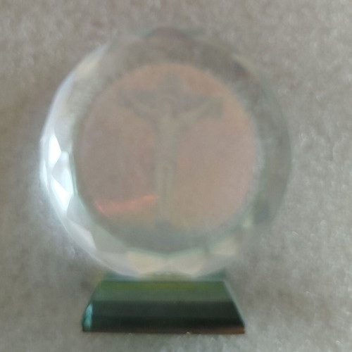 Glass decorative images used, set of four