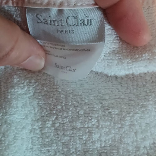 Saint Clair baby bathrobe, 100% cotton, 91x93 cm