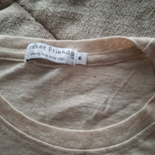 Forever Friends T-shirt beige like new, size M