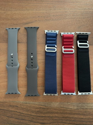 Σετ λουριά Apple Watch καινούργιο, 4 λουριά συμβατά με 42mm 44mm 45mm