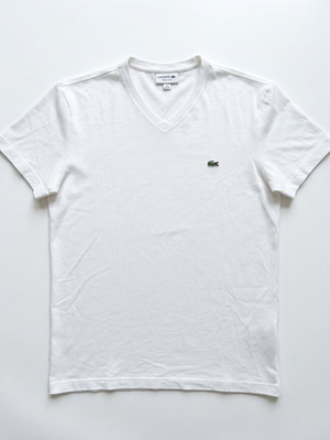 Lacoste white T-shirt, size M