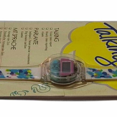 Vintage digital wristwatch from the 90s new collectible with talking function