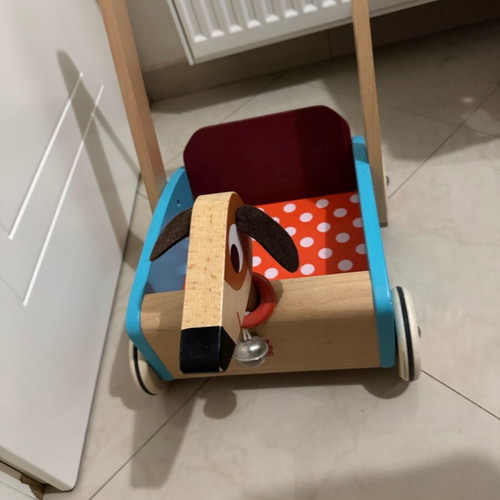 Janod Wooden Puppy Walker 12m+ like new