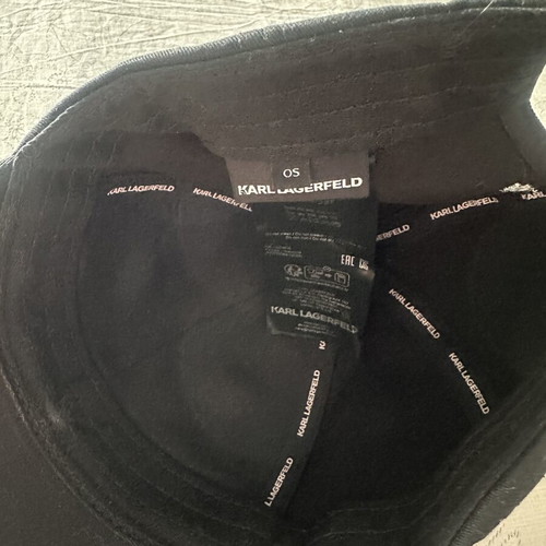 Karl Lagerfeld hat like new, black, size S