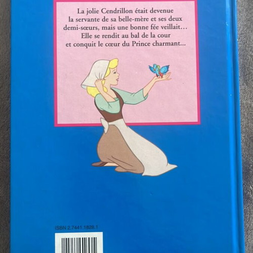 Cendrillon (Cinderella) children's book like new, French