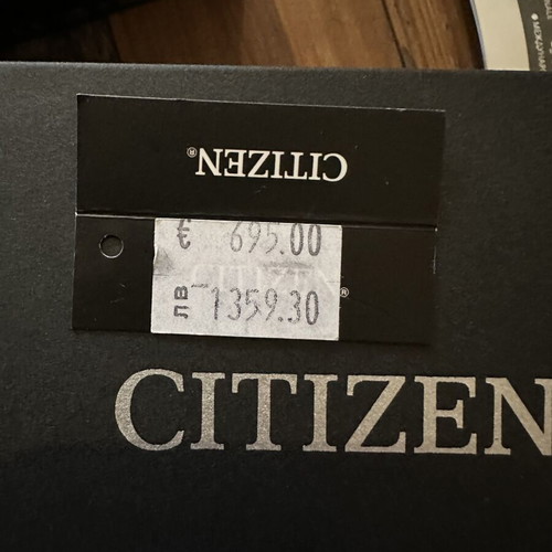 Citizen Tsuki-Yomi watch new, men's, gray